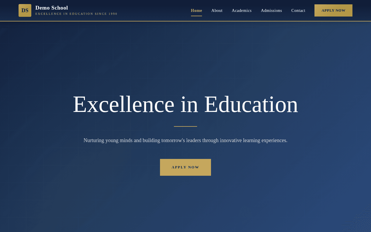 Classic Academic theme preview