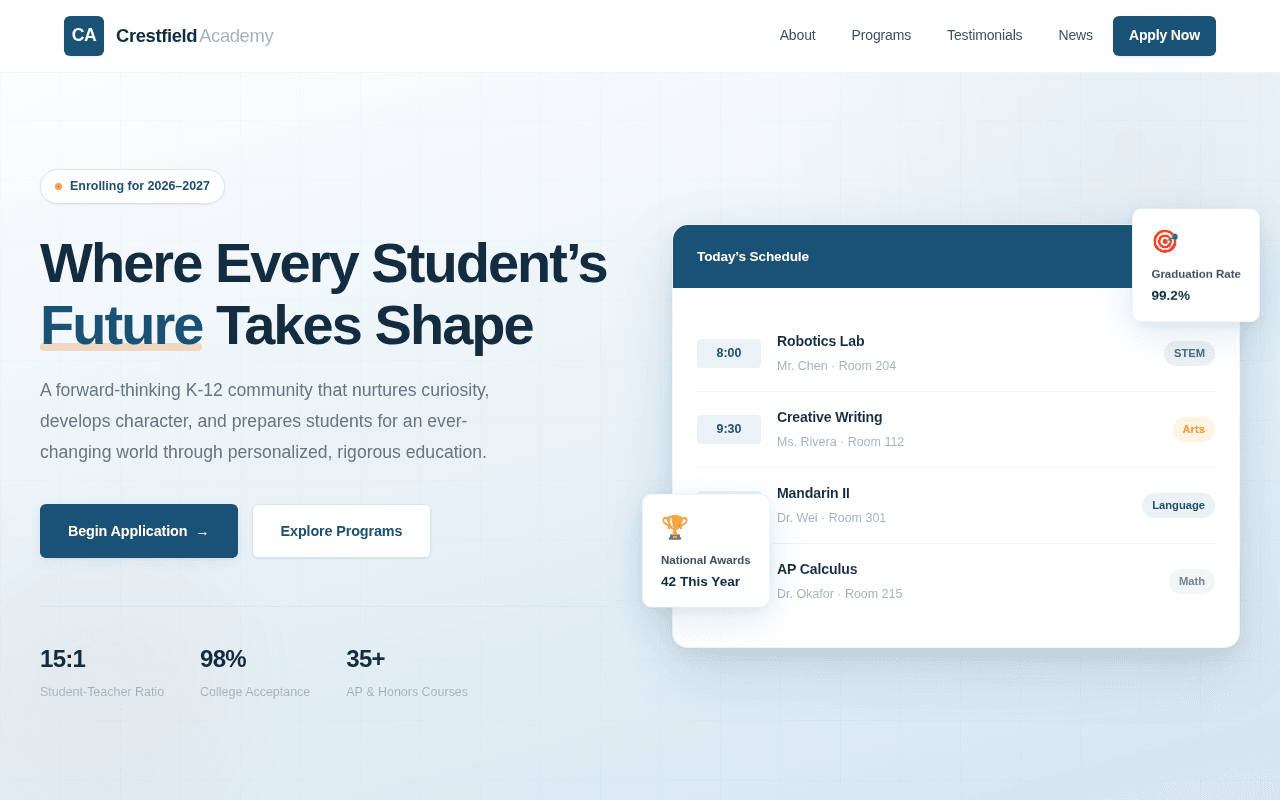 Modern Minimal theme preview
